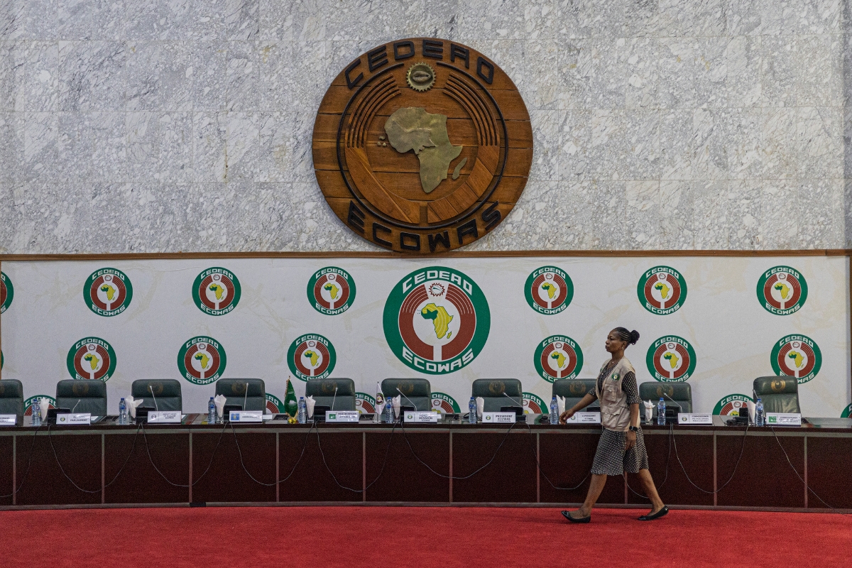 ECOWAS headquarters in Abuja in February 2023.