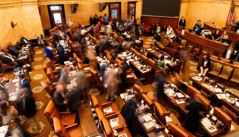 Chamber of the House of Representatives in Washington, January 2026.