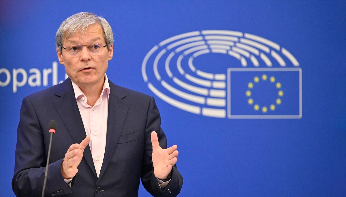 The former Romanian PM Dacian Ciolos in Strasbourg, France, in July 2022.