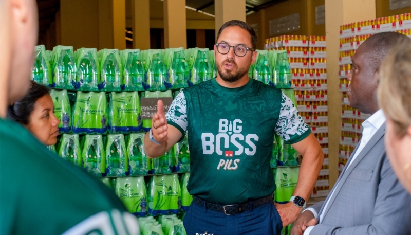 Castel CEO Gregory Clerc in Lomé, August 2025.