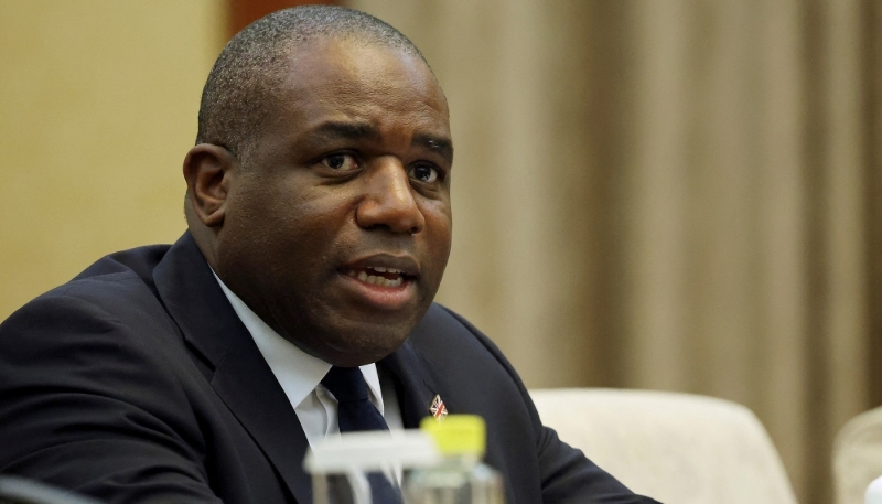 British Secretary of State for Foreign, Commonwealth and Development Affairs David Lammy.