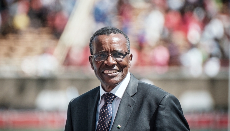 Kenya's then-Supreme Court president David Maraga at the Independence Day ceremony in Nairobi, 12 December 2017. 