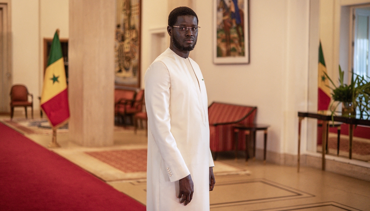 Senegal’s President Bassirou Diomaye Faye in Dakar on 28 November 2024.