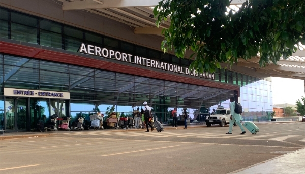 The Diori Hamani International airport in Niamey in September 2023.