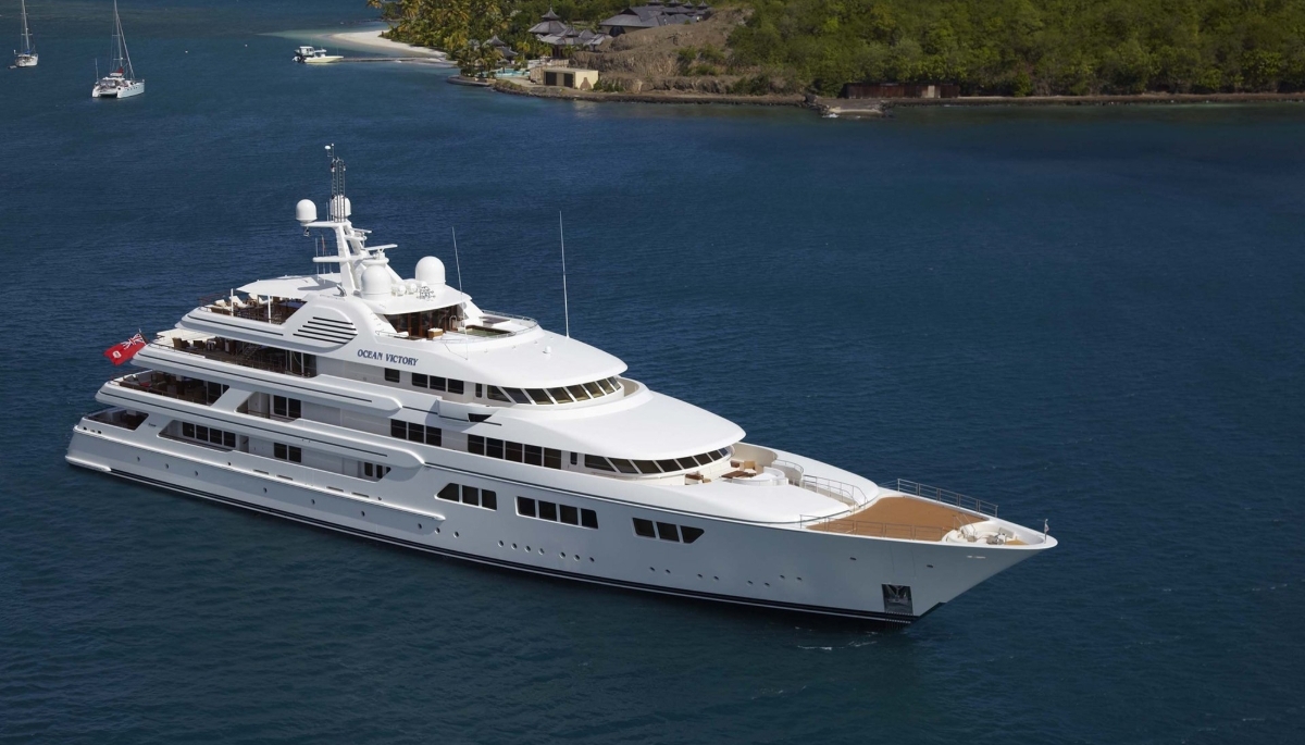 'Ebony Shine' yacht, owned by Teodorin Obiang Nguema.