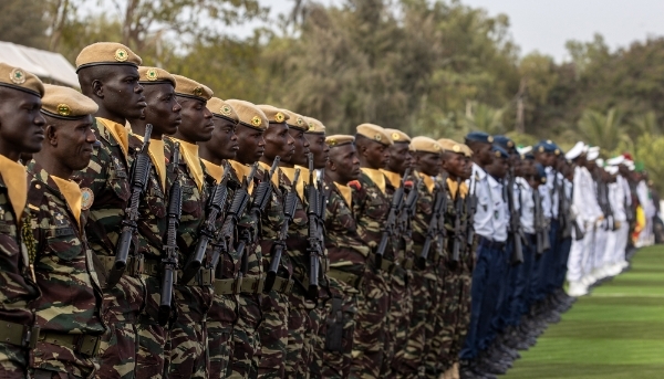 The Armed Forces of Senegal at the Thiaroye Military Camp, near Dakar, Senegal, 1 December 2024.