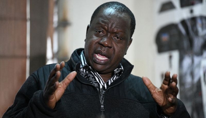 Former Kenyan interior secretary Fred Matiang'i in Nairobi on 25 November 2019.