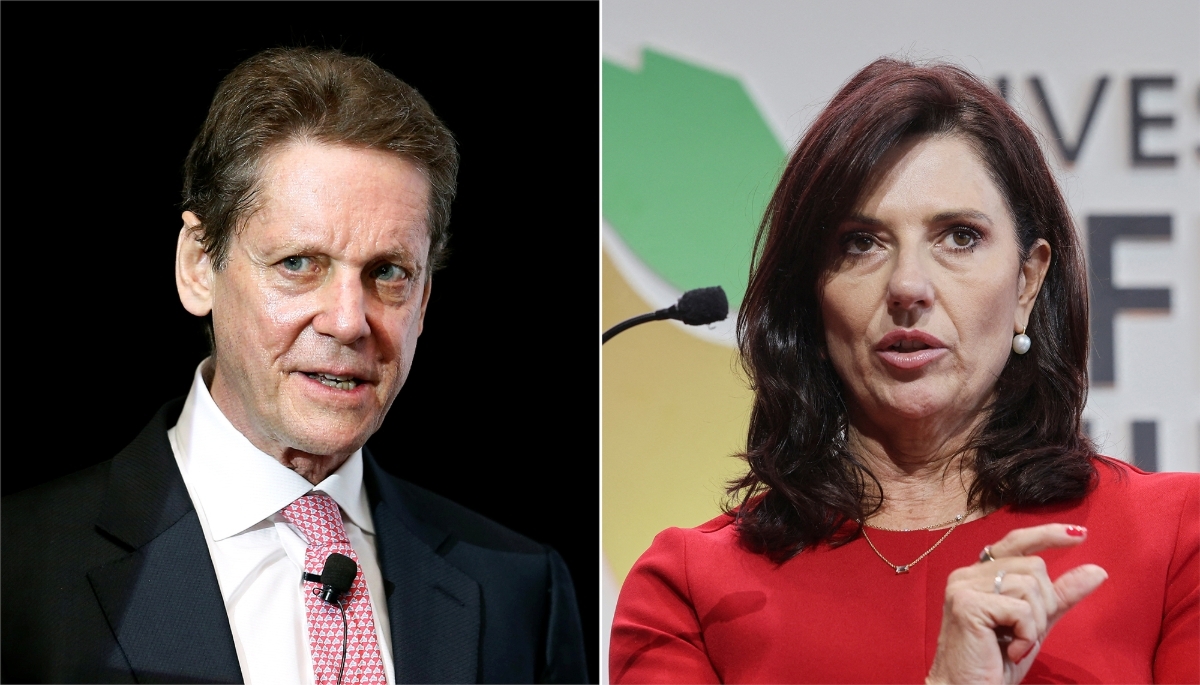 Photomontage, from left: Robert Friedland, founder of Ivanhoe Atlantic; Bronwyn Barnes, former CEO of Ivanhoe Atlantic.