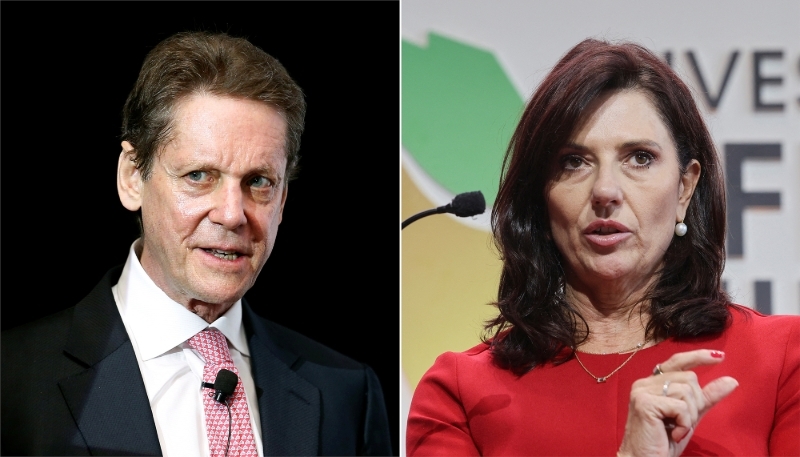 Photomontage, from left: Robert Friedland, founder of Ivanhoe Atlantic; Bronwyn Barnes, former CEO of Ivanhoe Atlantic.