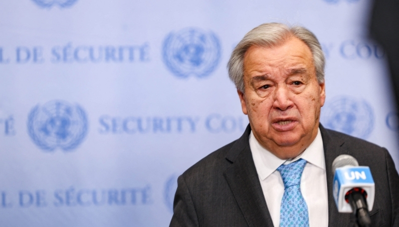 António Guterres, Secretary-General of the United Nations, in New York, 17 December 2025.