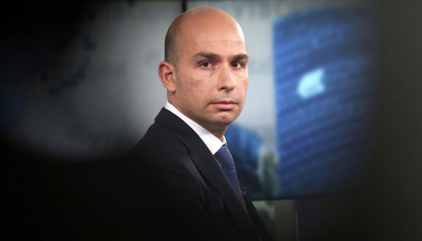 Atanas Bostandjiev during an interview at Bloomberg Television, London 2012.