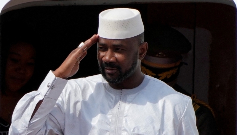 General Assimi Goïta, head of the Malian junta, in Beijing in September 2024.