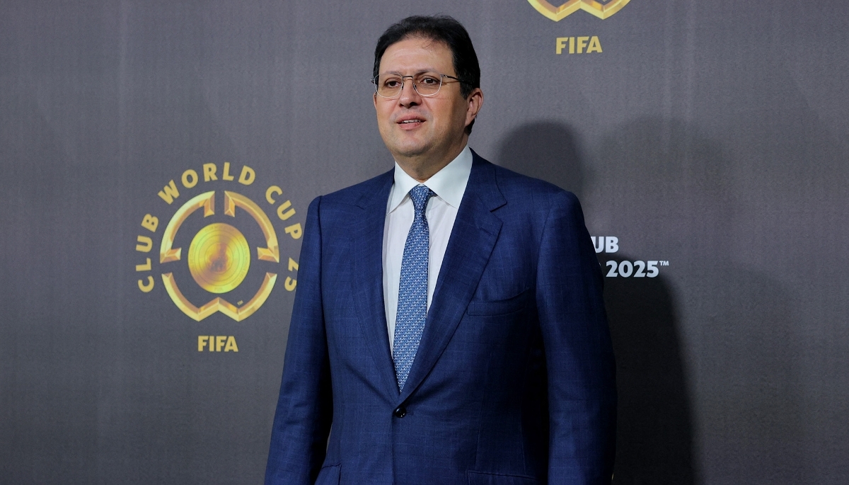 Hicham Aït Menna, president of Wydad Athletic Club, in Miami in the United States on 5 December 2024. 