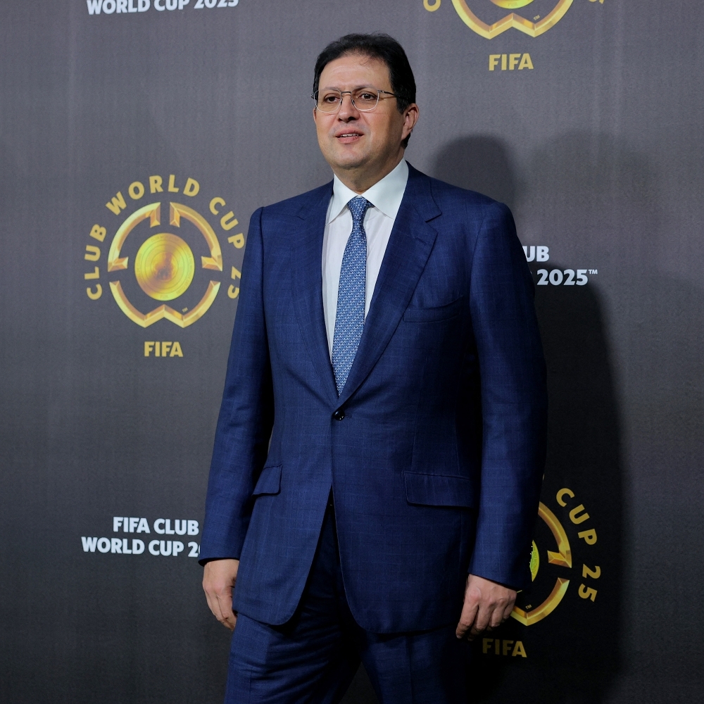 Hicham Aït Menna, president of Wydad Athletic Club, in Miami in the United States on 5 December 2024.