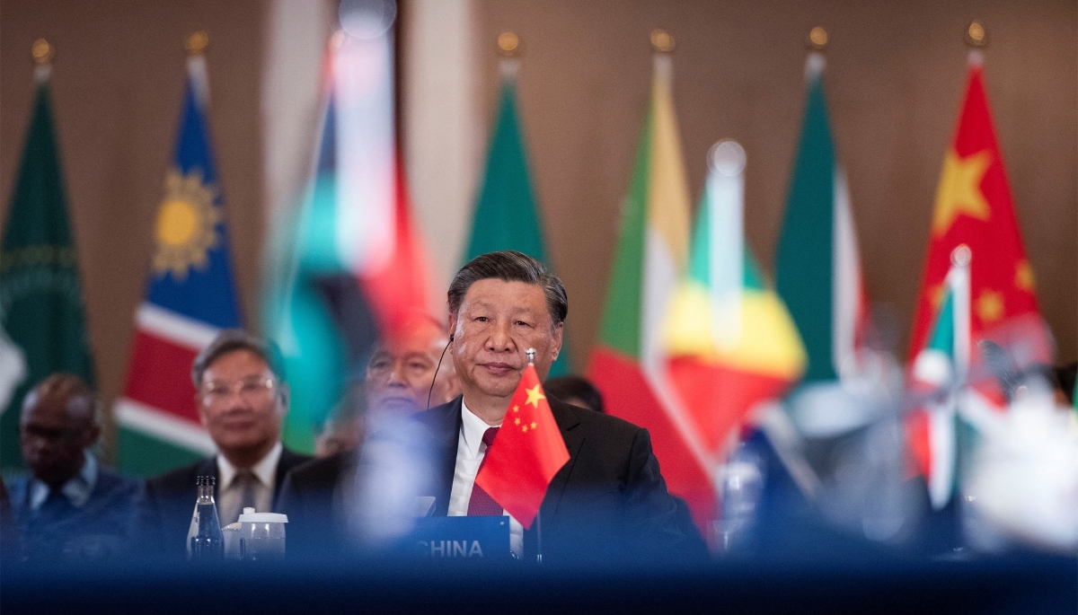 Chinese President Xi Jinping in Johannesburg, in August 2023. 