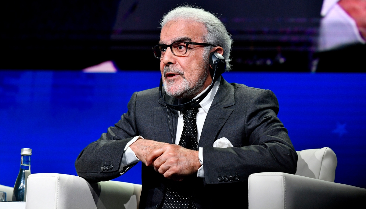 Governor of the Central Bank of Morocco Abdellatif Jouahri in Marrakesh, Morocco, in October 2023. 