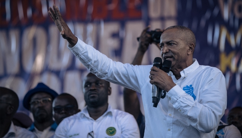 Opposition leader Moise Katumbi in Goma, eastern DRC, November 2023.