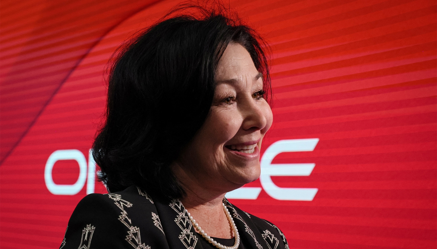 Oracle CEO Safra Catz in New York on 12 July 2023.