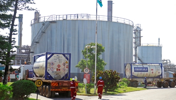 Kenya Pipeline Company's facilities in Mombasa, Kenya, on 7 June 2018.