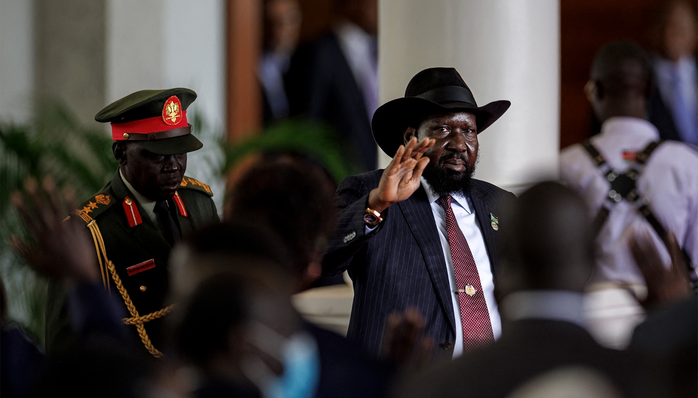 South Sudan President Salva Kiir in Nairobi on 9 May 2024.