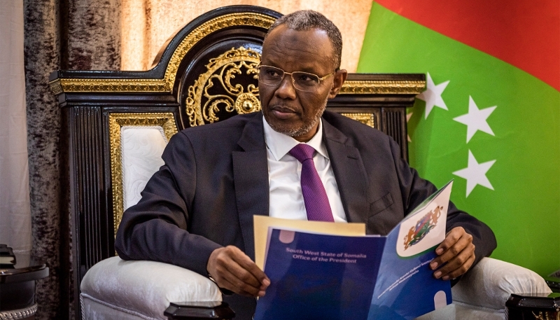 South West State President Abdiaziz Laftagareen on 3 September 2022.