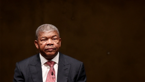 Angolan President João Lourenço in Lisbon on 25 April 2024. 