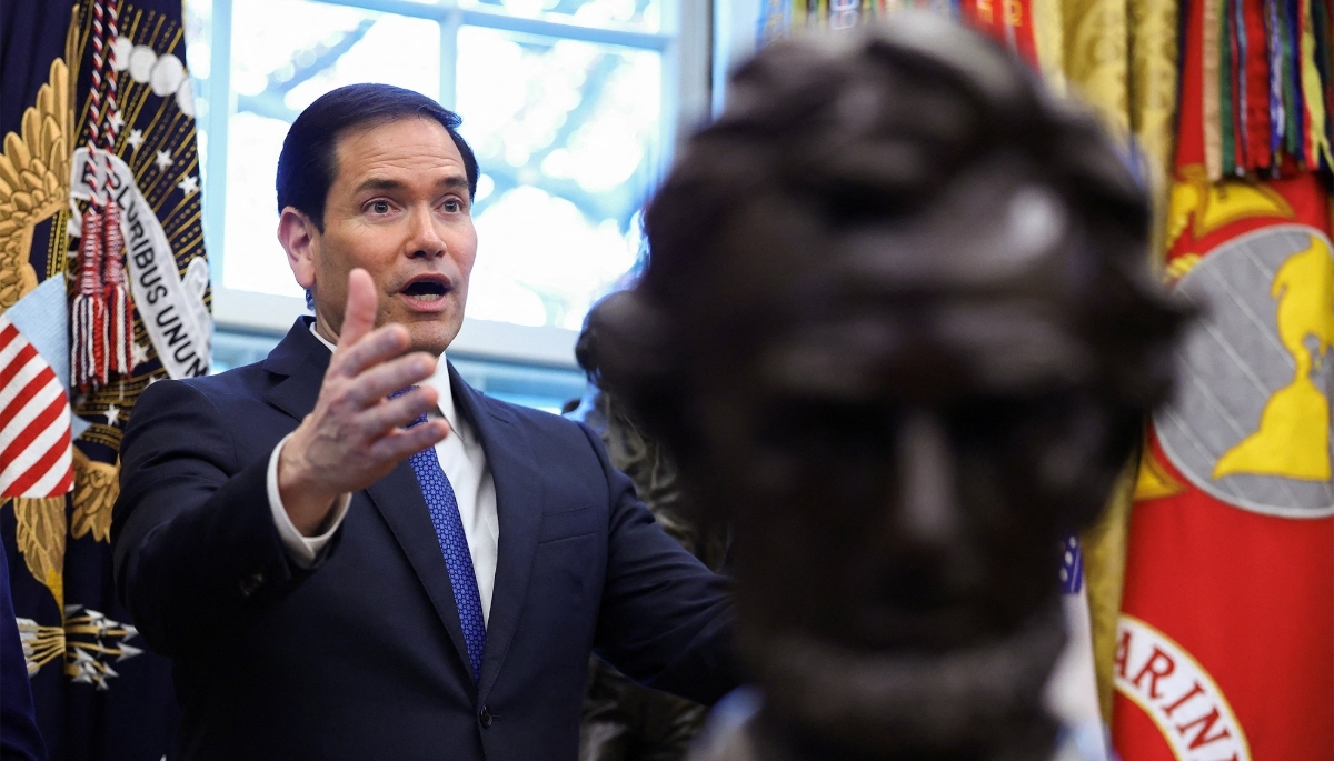 US Secretary of State Marco Rubio in Washington, 10 November 2025. 