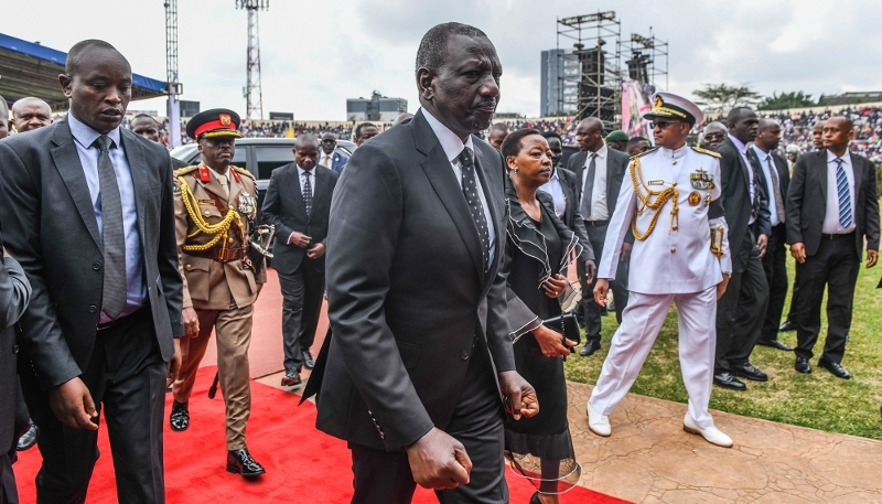 Kenyan President William Ruto in Nairobi, on 17 October 2025.