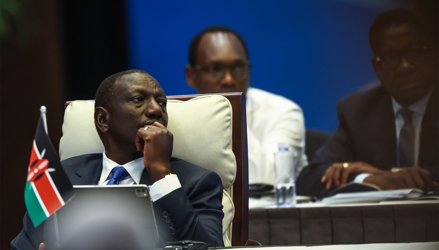 Kenya's President William Ruto in Beijing on 5 September 2024.