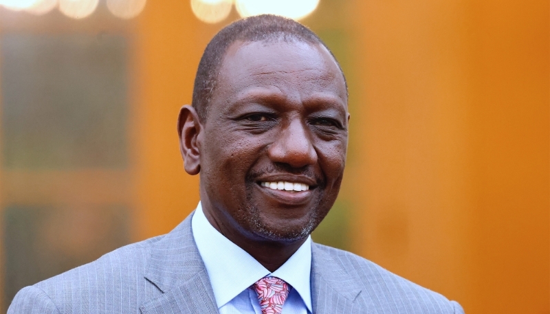 Kenyan President William Ruto in Germany, 20 November 2023.