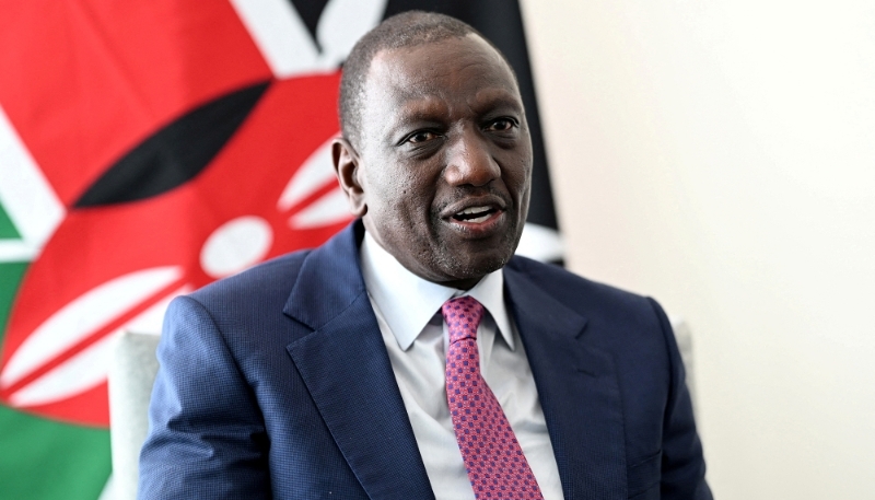 Kenyan President William Ruto in New York on 25 September 2024.