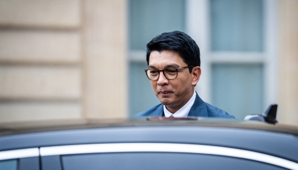 President of Madagascar Andry Rajoelina in Paris, July 2024.