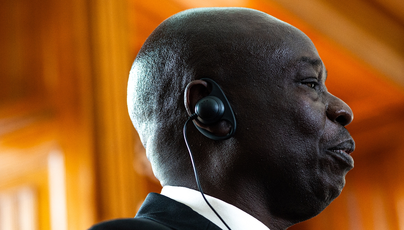 Kenya's Deputy President Rigathi Gachagua in Bogota, Colombia, on 12 September 2023.