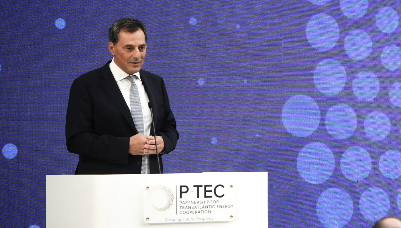 Energean CEO Mathios Rigas in Athens, Greece, on 6 November 2025.