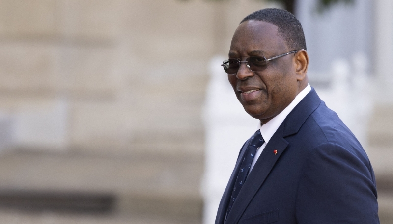 Former Senegalese president Macky Sall in Paris, France, on 8 June 2024.