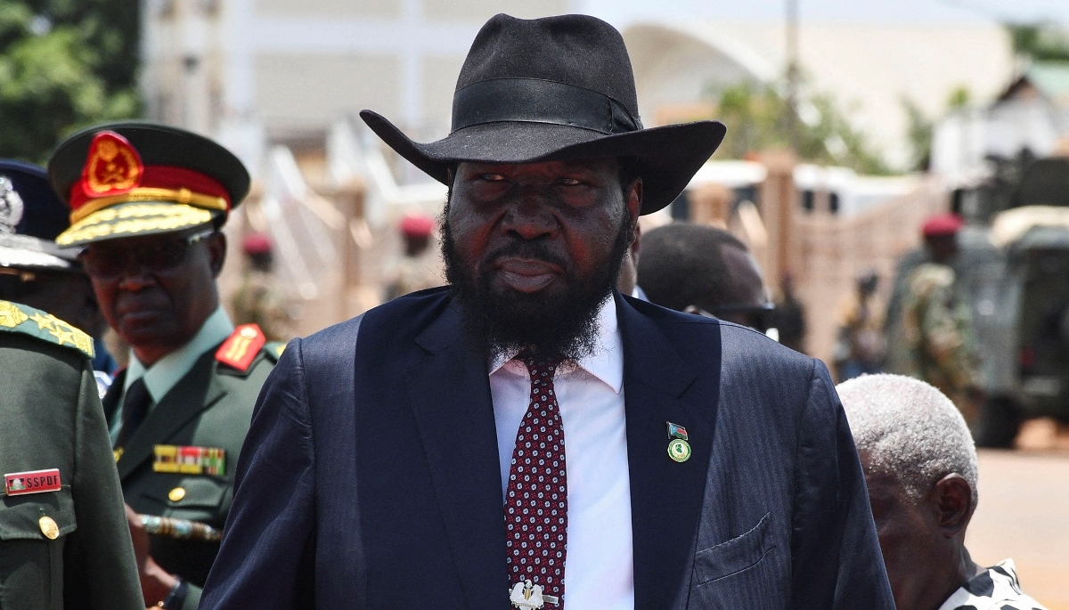 South Sudanese President Salva Kiir in Juba, 3 April 2025.