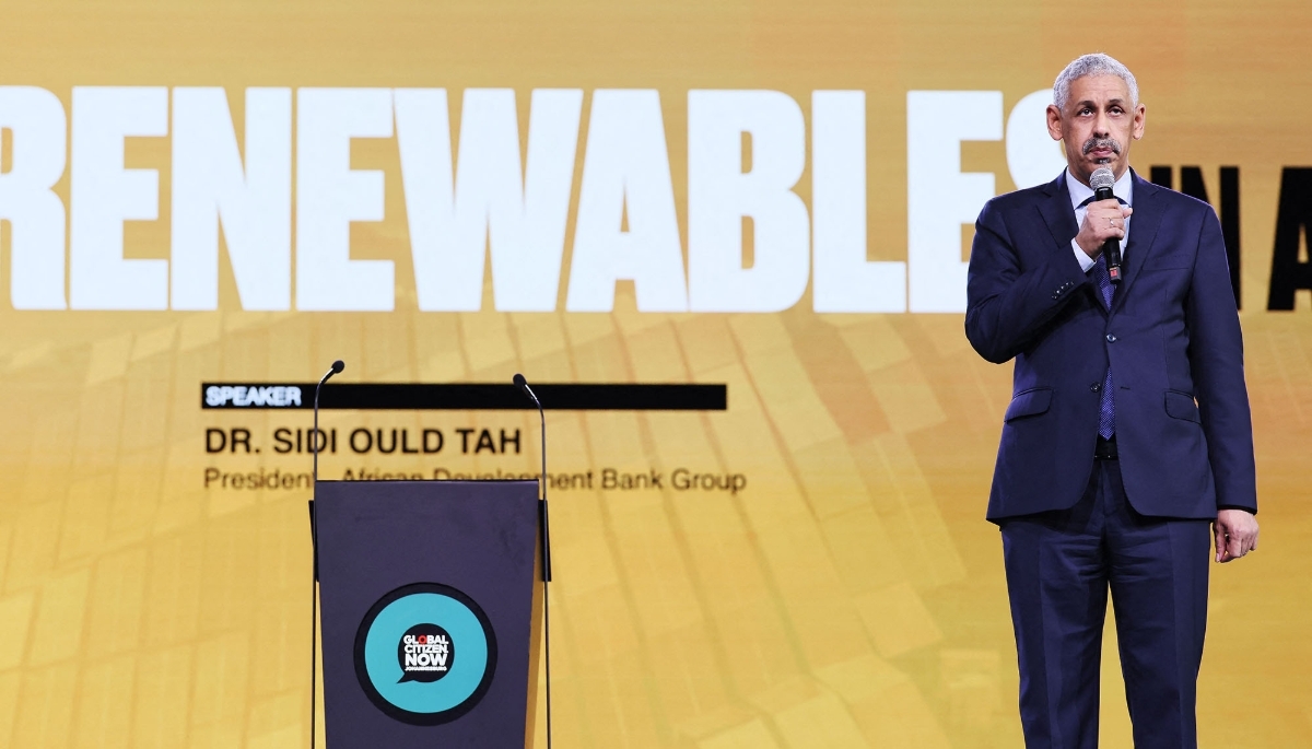 Sidi Ould Tah, president of the African Development Bank, in Johannesburg, South Africa, on 21 November 2025.