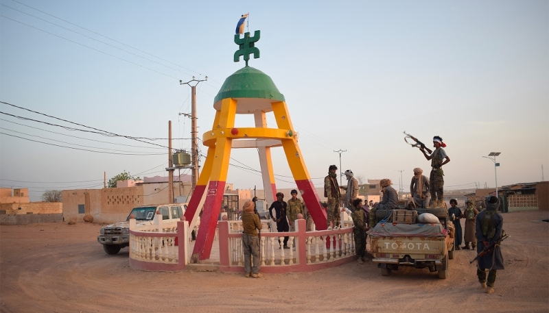 Tuareg rebels of the Azawad Liberation Front (FLA) coalition in Kidal, on 26 April 2026.
