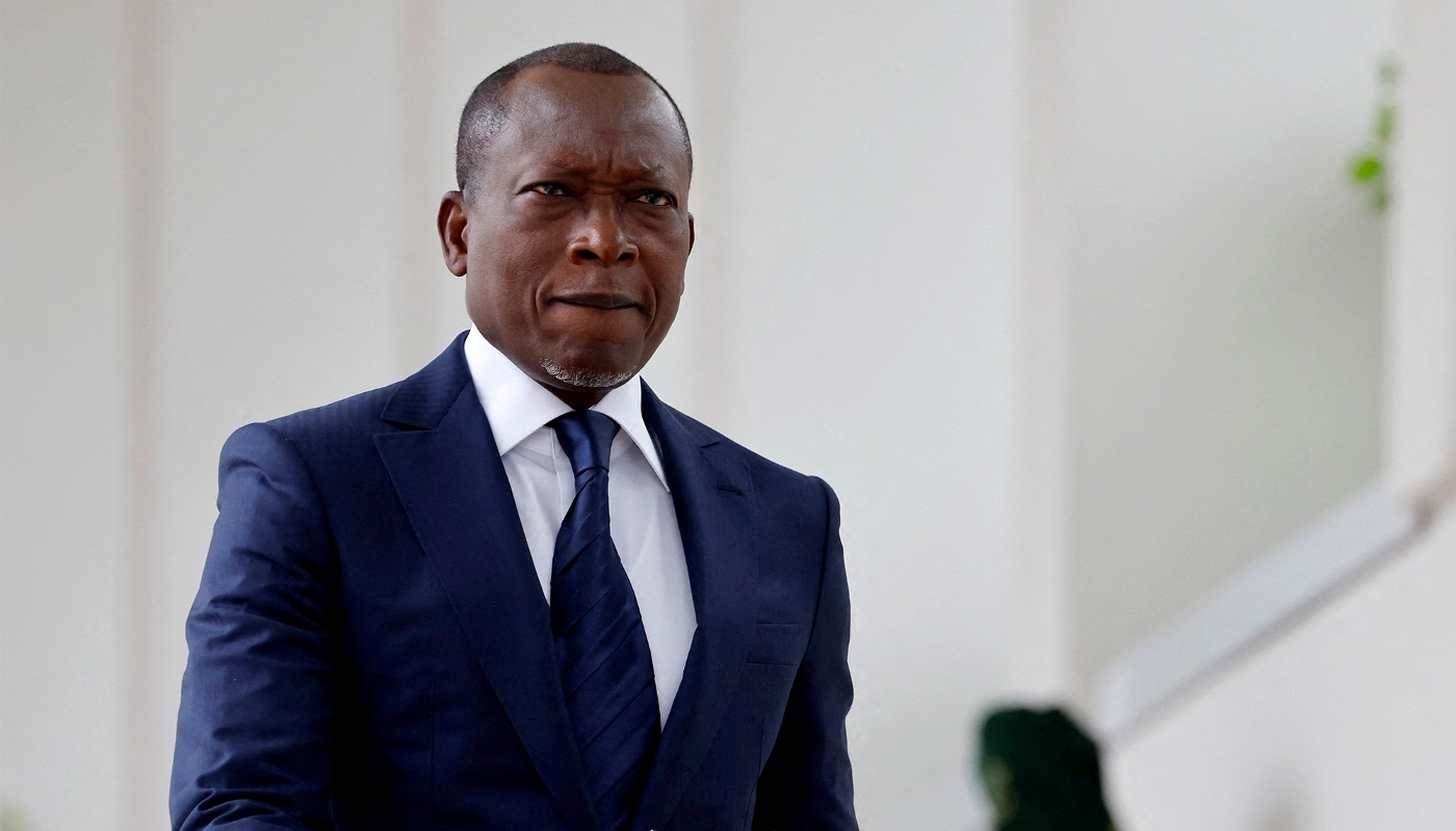 Benin's President Patrice Talon in Cotonou, July 2022.