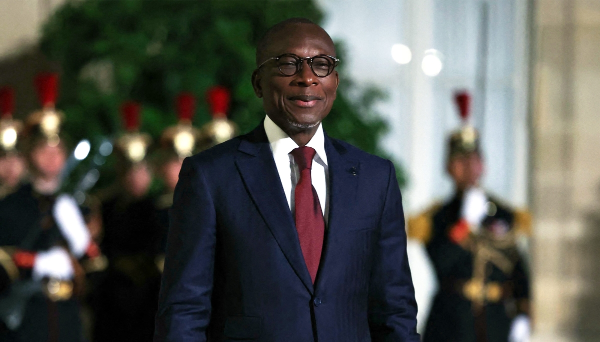 Benin's President Patrice Talon in Paris on 4 October 2024.