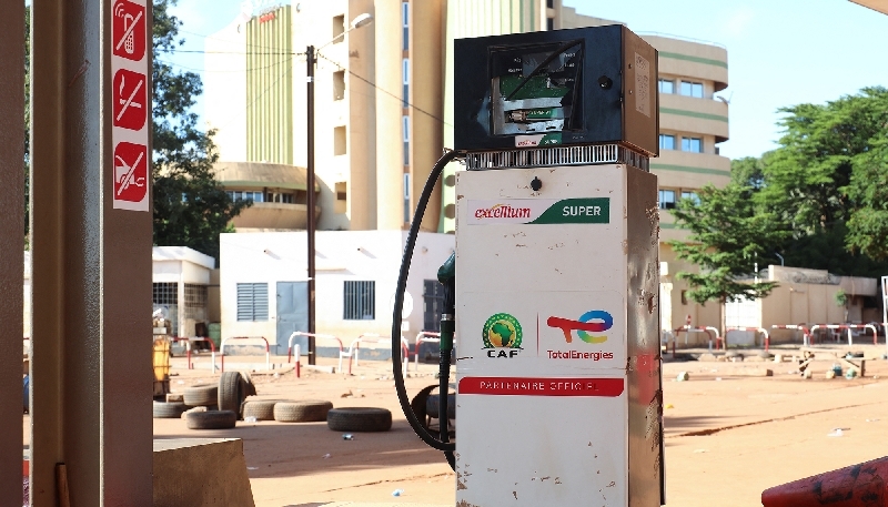 A TotalEnergies petrol station in Ouagadougou in October 2022.