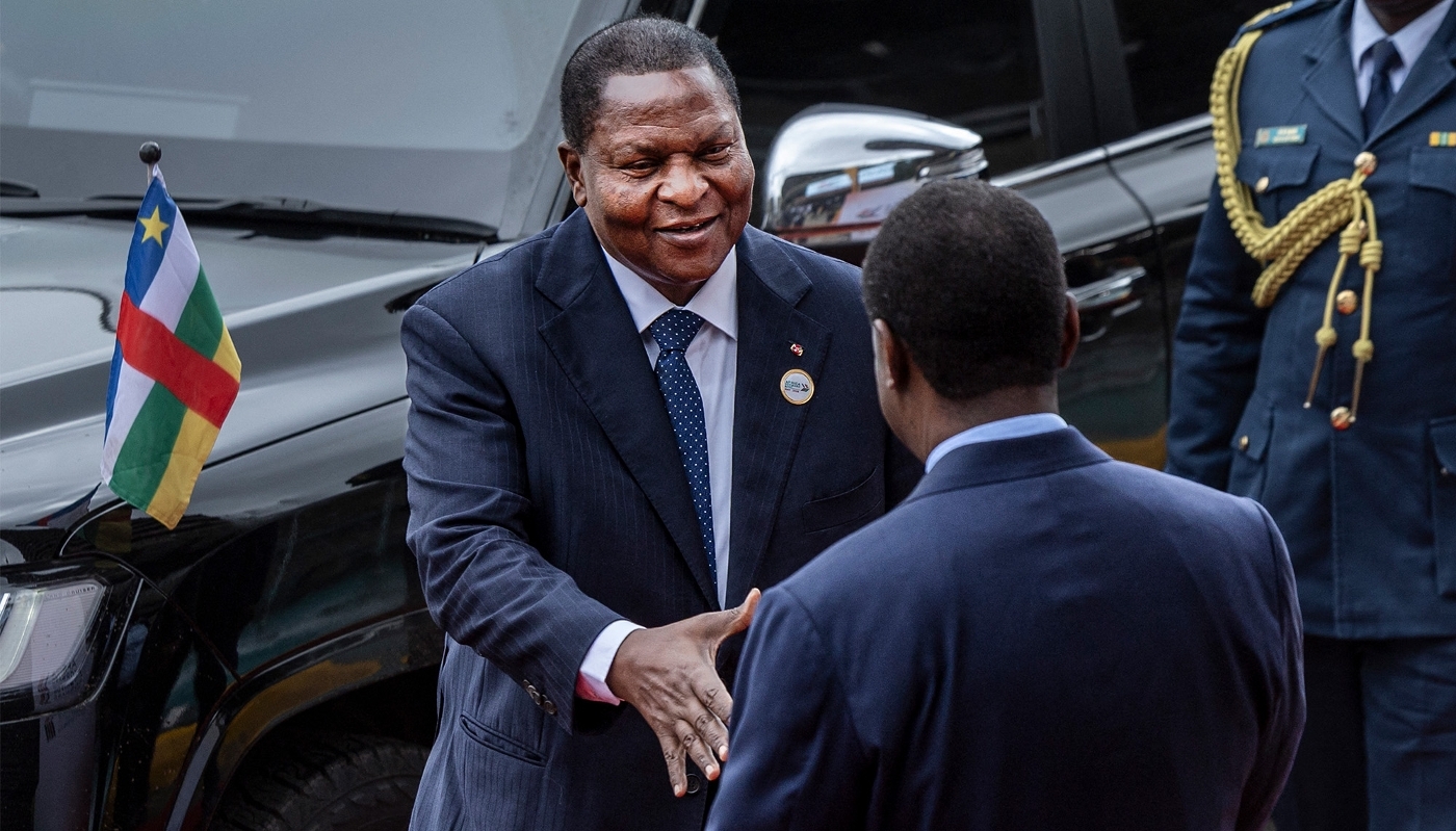 Central African Republic President Faustin-Archange Touadéra in Nairobi on 12 May 2026.
