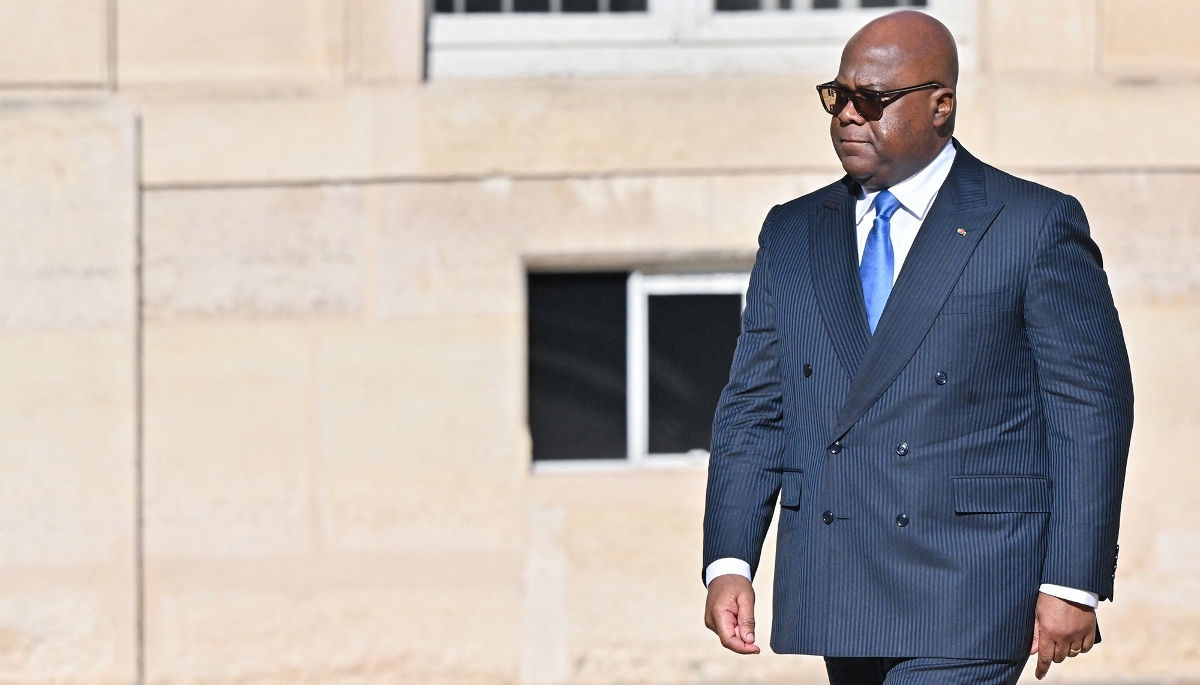 DRC President Félix Tshisekedi in Paris on 25 February 2026.