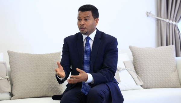 The chief executive officer of the Ethio-Djibouti Railway, Takele Uma Banti, in Addis Ababa in May 2022.