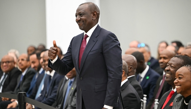 Kenya's President William Ruto in Washington DC on 4 December 2025.
