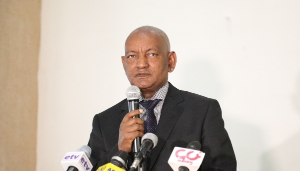 The Ethiopian Olympic Committee president, Ashebir Woldegiorgis.