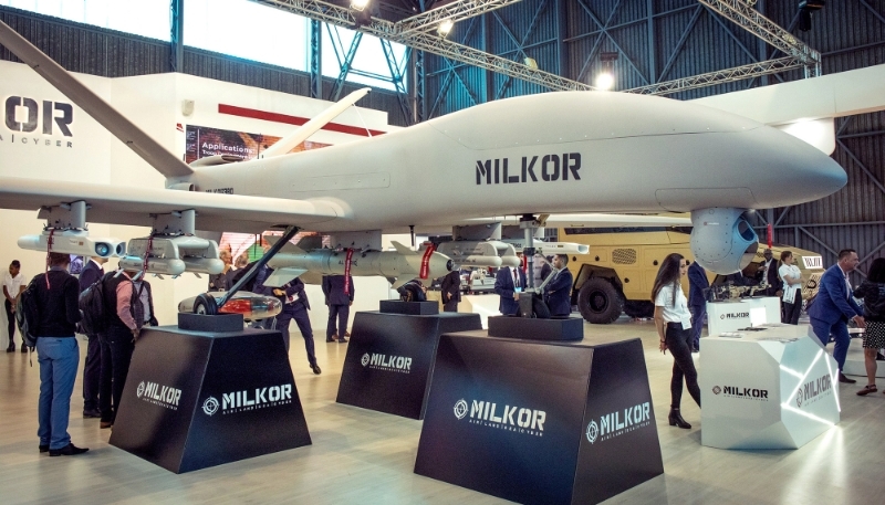 A Milkor drone on 21 September 2022 in Pretoria.