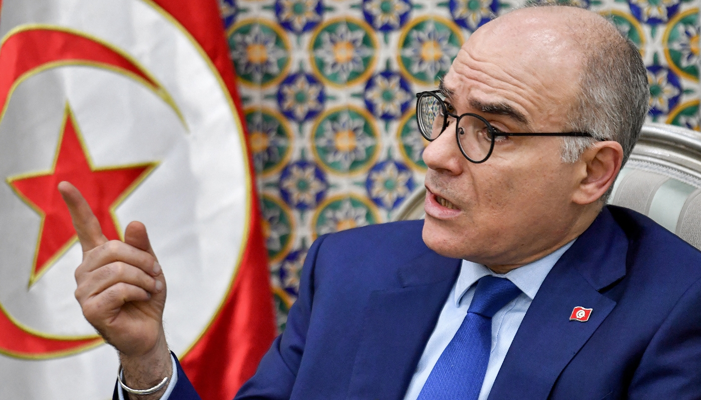 Tunisian foreign affairs minister Nabil Ammar in Tunis in February 2023.