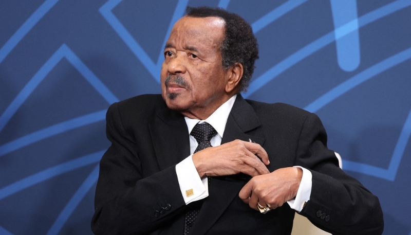 Cameroonian President Paul Biya at the US-Africa Leaders Summit, Washington DC, USA, 13 December 2022.