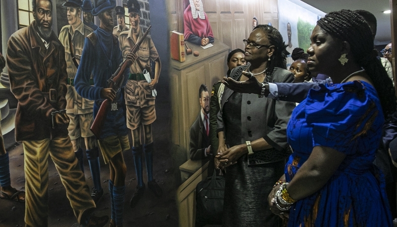 Colombian Vice President Francia Márquez (right) on official visit to Nairobi, 15 May 2023.